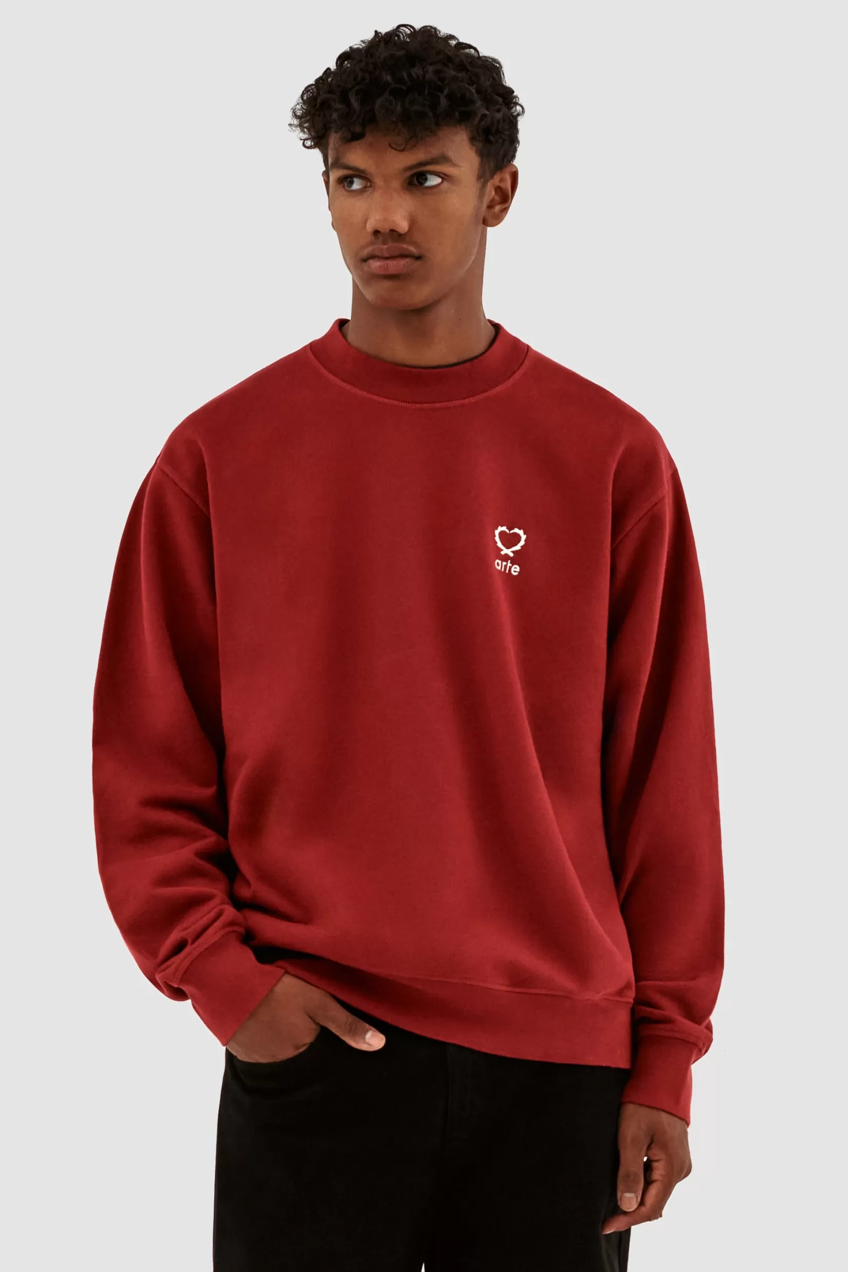 Best Carlos Small Heart Crewneck Sweaters