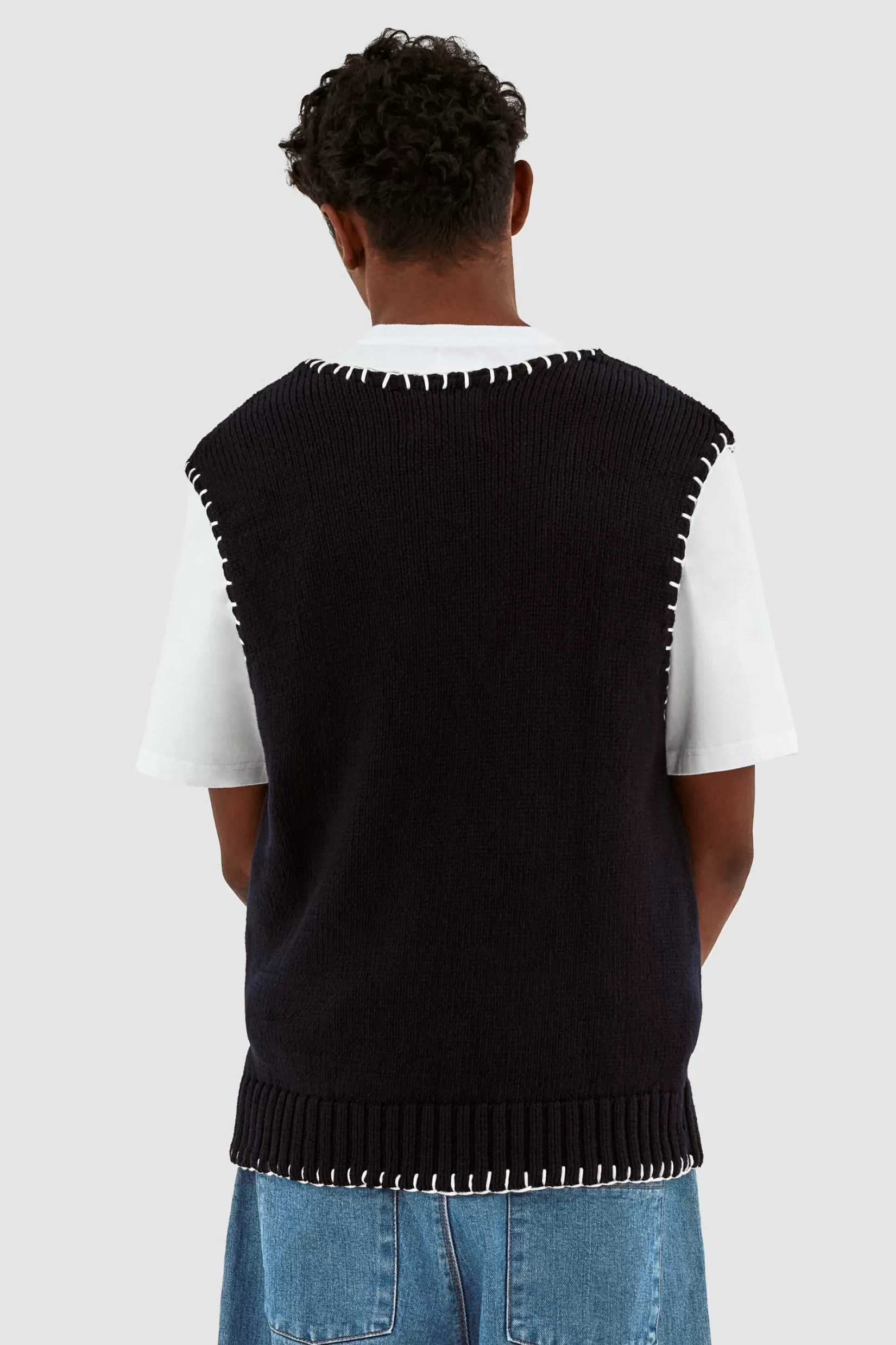 Online Gilet Karl Stitching Mailles