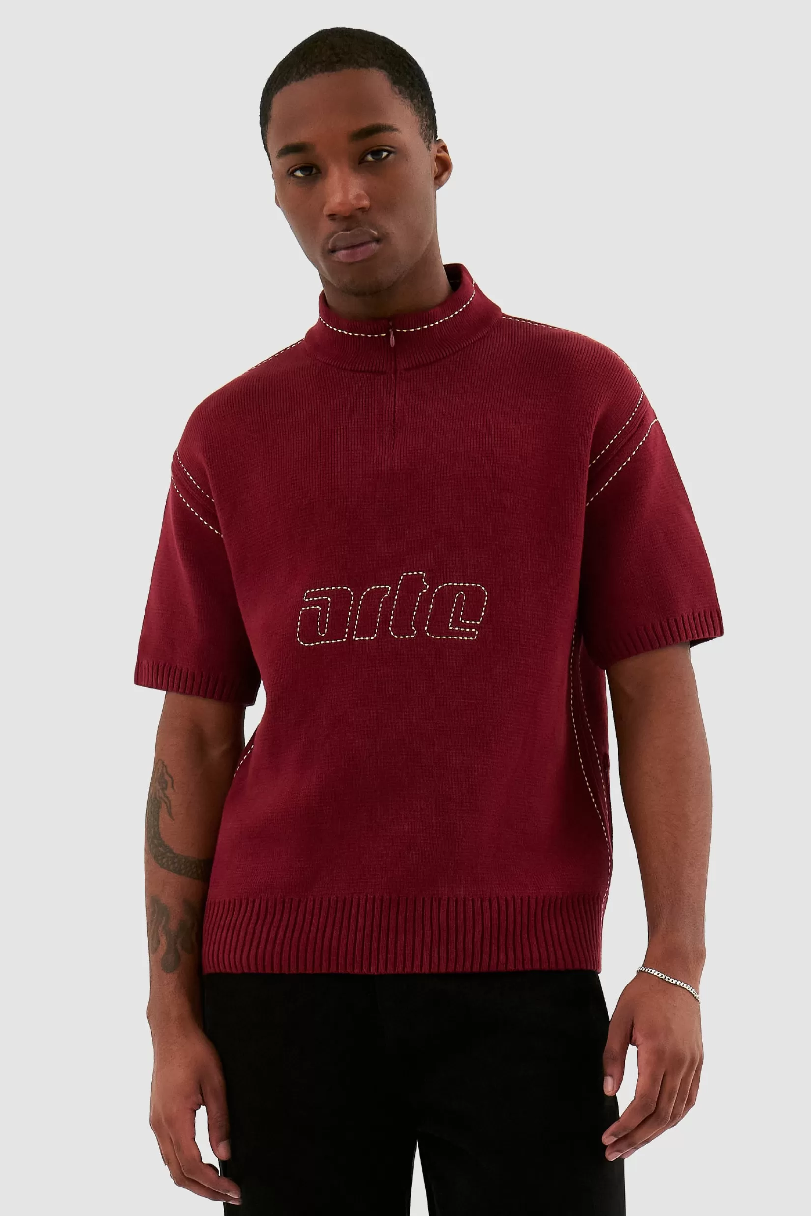 Clearance Kane Logo Knit T-shirts